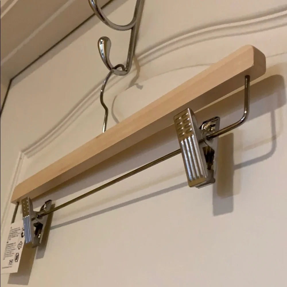1 Ikea skirt pants 👖 hanger closet organizing new